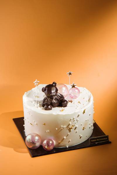 Fresh Cream Bear Cake 500g