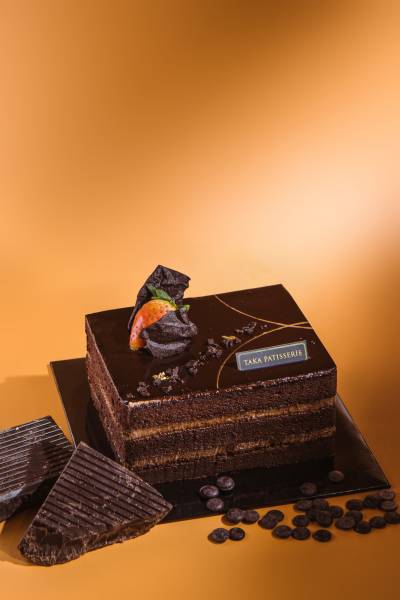 Double Chocolate Set Cake