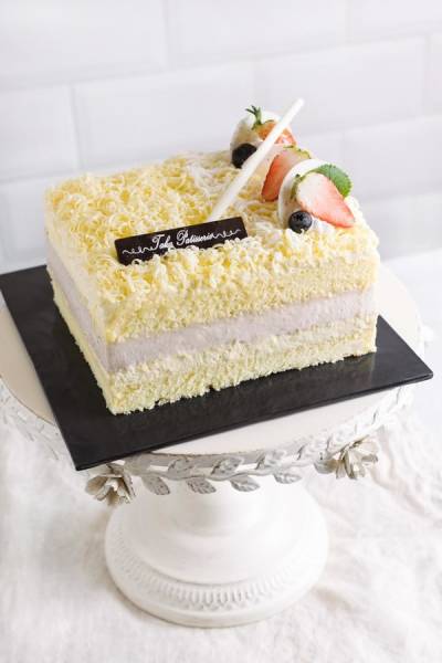 Cheesy Taro Set Cake