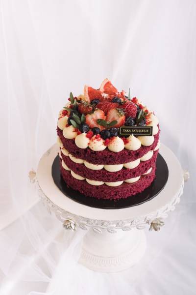 Red Velvet Naked Cake
