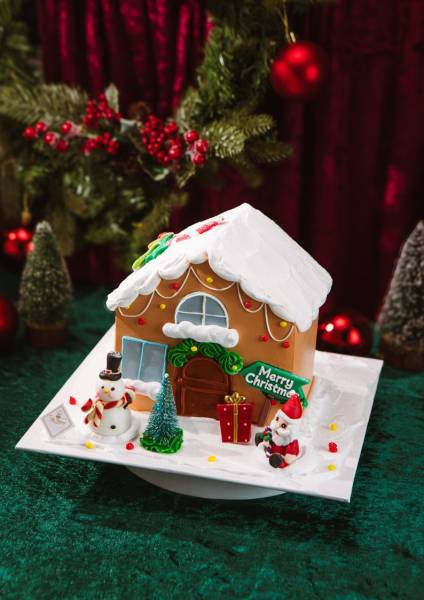 Xmas House Brown  #17