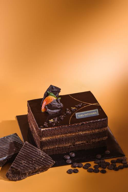 Double Chocolate Set Cake